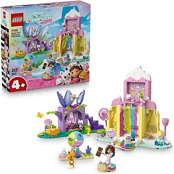 LEGO Gabby's Dollhouse Sweet Treat Mountain & Kitty Garden Toy - incl. a Mini Doll, Pandy Paws & Kitty Fairy Figures plus Food Accessories - Gift for 4+ Year Old Girls & Movie Fans - 11205