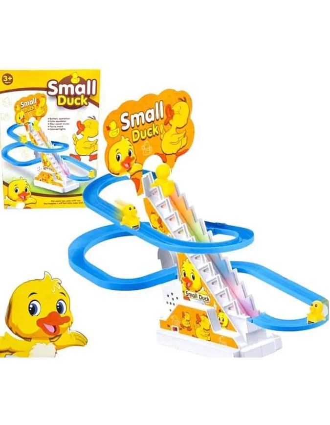 Wonka Rotating Duck Amusement Park Toy for Kids – Sliding Track with Moving Ducks and Lights