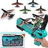 AM ANNA Airplane Outdoor toys,Kids Airplane Toys Airplane Launcher Toys for Kids Outdoor Sport Flying Toys and Outdoor Shooting Toys Gifts for 4 5 6 7 8 9 10 12 Year Old Boys Girls(Foam Airplane)