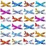 KIDSZONE 25/50/100 Pcs Foam Gliders Planes Toys for Kids, Paper Airplane, Party Favors Goodie Bag Stuffers, Outdoor Flying Toys, Bulk for Classroom Prizes Boys and Girls Gift (Set of 50)