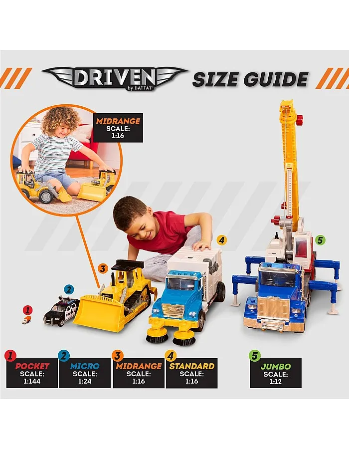 Driven by Battat TELEHANDLER, MID-SIZED (Light & Sound)