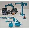 ENNGINEERING VEHICLE TOY SET/BLUE