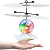 UTTORA Fliegender Ball, Hekopter Flugzeug Drohne Spielzeug,Infrarot-Induktions, Spielzeug, Flugzeuge Drohne mit bunt leuchtendem LED-Licht, Indoor und Outdoor-Spiele Geschenke