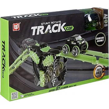 BD Electric Stunt Rolling Rail Car track light medium