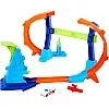 Hot Wheels - JFH36 Acrobatic Stunt Tracks, Spiral Track for Loop and Stunts, Foldable and with Car Included, Speed Snap Track Pieces and Adapters, Toy for Children, 4+ Years Old, JFH36