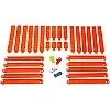 Hot Wheels - Track Creator Deluxe Track Set with 2 1:64 Scale Cars Included and 7 Meters of Speed Snap Track Pieces and Connectors with Different Lengths, Toy for Kids, 3+ Years, JDW42