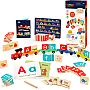 Battat Education – Wooden Letter Train Set – Alphabet Toy Train – Letter Train – ABC Train Toy – 3 Years + – ABC Railway