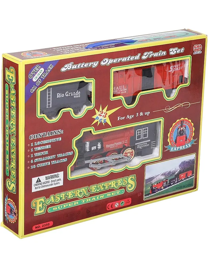 Eastern Express Super Train Set Toy for Kids, 23 Pieces
