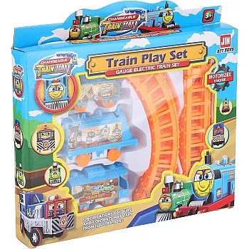 Train Play Set, Motorized Gauge Electric with Track, Acrylic, Ages 18-40