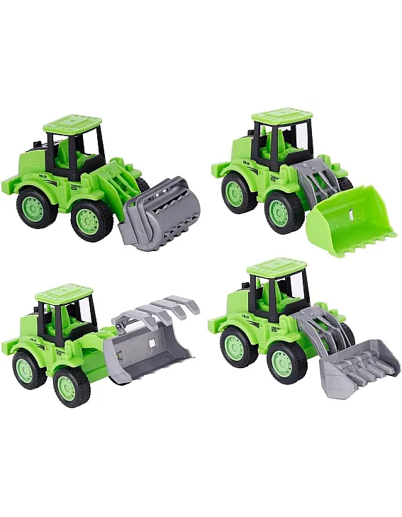 3A Boys F-20 Plastic Trucks Toy 4 Piece Green