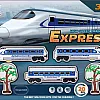 JHX6691 Electric Light Music Train Toy 20-Piece Set for 3 to 5 Year Kids, White