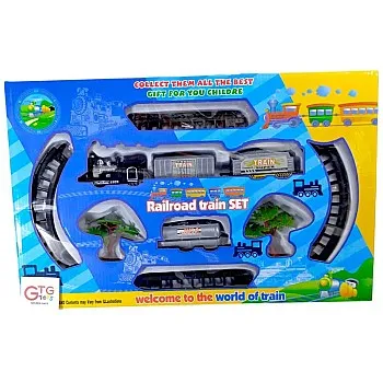 Kids Train Playset with Sound Effects