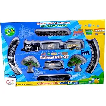 Kids Train Playset with Sound Effects