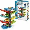 Multi Color Race Car Track Toy, Set of Cars and Stepping Ramps, 3 Years & Above (Medium)