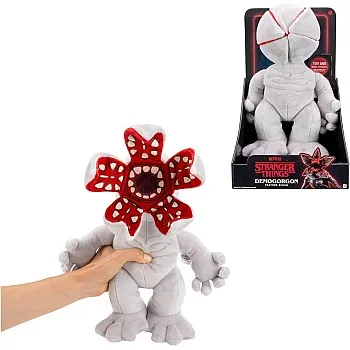 Jazwares Stranger Things STRT0043 Demogorgon Feature Plush 30 cm Soft Plush with Head that Opens and Sound Effects
