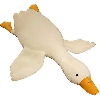 KIDSZONE Giant Floppy Goose Plush Toy – Soft Stuffed Animal Pillow | Cute Lifelike Duck Plushie (Large 160cm)