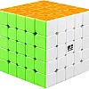 Coogam Qiyi 5x5 Speed Cube Stickerless Magic Puzzle Toy Gift for Kids and Adults Challenge (Qizheng S Version)