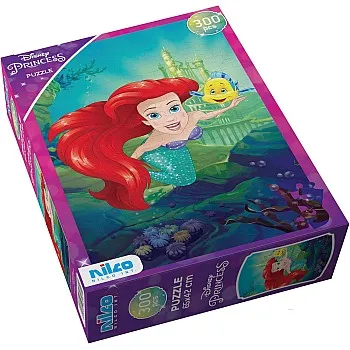 Nilco Disney Ariel Puzzle, 300-Pieces, 65 cm x 42 cm Size