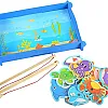 Educational Wooden Fishing Game to increase Concentration and Movement of Hands
