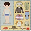 Goula Dress-up Boy Wooden Puzzle