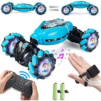 Gesture Sensing RC Stunt Car,Drift Stunt Remote Control Car,Gesture Rc Car,Remote Control Car,RC Cars,Remote Control Car For Boys 4-12,Rc Cars For Adults,Remote Control Car 360°Flip,Music With Lights