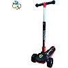 Abo Elgoukh Kids’ 3-Wheel Foldable Scooter with Light-Up Wheels - Adjustable Height, Lean-to-Steer System, Safe & Durable
