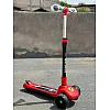 Fantastic-Kids-Toys 3 Wheel Scooter with LED Light, Foldable, Adjustable Handle, Code 2142-R