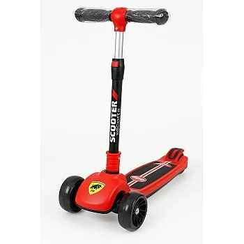 Fantastic-Kids-Toys 3 Wheel Scooter with LED Light, Foldable, Adjustable Handle, Code 2142-R