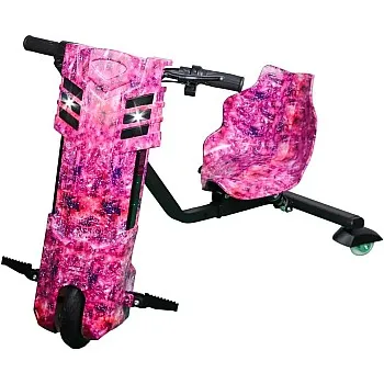 Jolly Roger Electric Drift Scooter for Kids 36V 3.6A with Safety Set - Purple - BD-030C