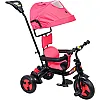 BeyBee| Alpha Secure Baby Tricycle for Kids with Sun Canopy & Parents Handle with Bell and Also with a Water Bottle | Color Wheels for Boys and Girls for Age 1 to 5 yrs (Red)