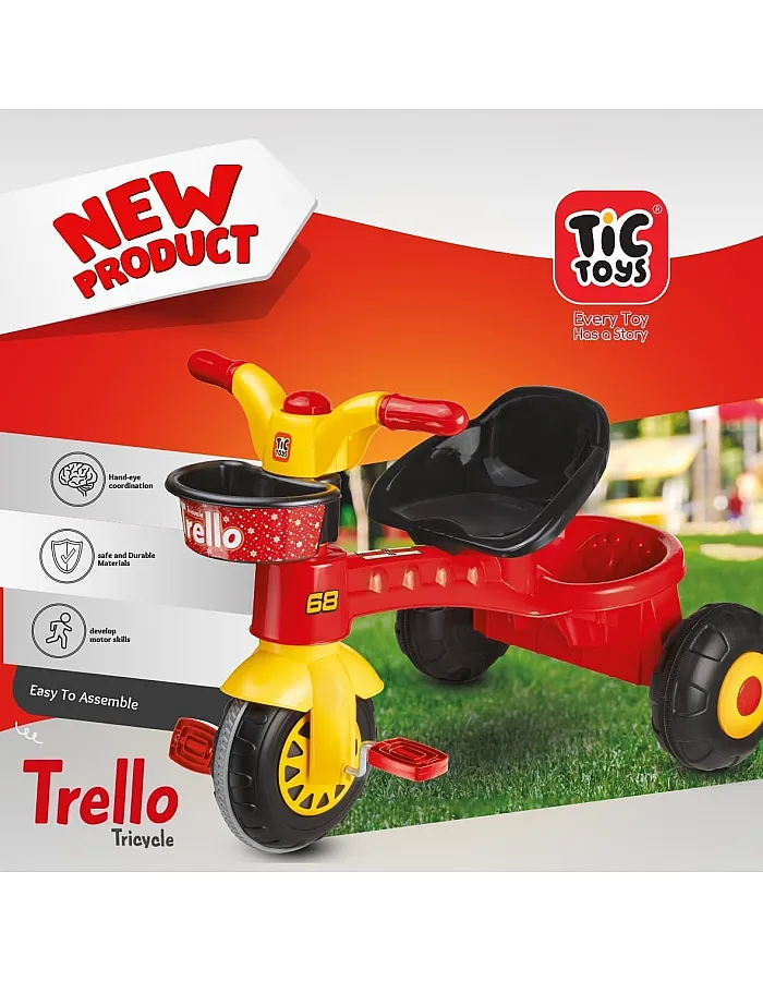 Generic Tic Toys Kids 3 Wheel Bike - Red