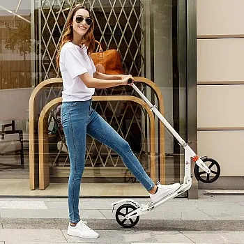 Scooter Adult Big Wheel Scooter City Scooter, Foldable Scooter Adults with Double Suspension, Scooter Children 12 Years