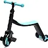 Tricycle 3 in 1 Children's Balance Pedals, Scooter, Balance Bike - Safe, Stable, Stimulates Physical Coordination (Blue)