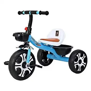 Tricycle, For 2-6 Years Old, 5-in-1 Kids Bike, Foldable, Adjustable Handle/Seat Height, Strained Bike, Children's Bicycle, Multicolor BY HAPPY KIDDO