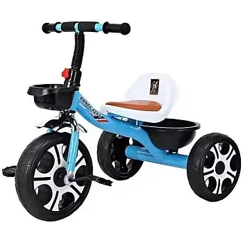 Tricycle, For 2-6 Years Old, 5-in-1 Kids Bike, Foldable, Adjustable Handle/Seat Height, Strained Bike, Children's Bicycle, Multicolor BY HAPPY KIDDO