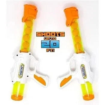 2 in 1 Pistol, Shooting Ball Gun Set with 16 Soft Bullet