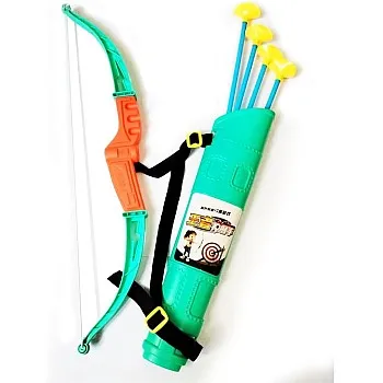 Generic Bow and Arrow with Quiver Adjustable Strap 4 Arrows