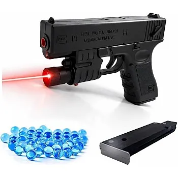 Gun with Precision Laser and Night Light – Realistic Design – Long Range & Distinctive Light Effect