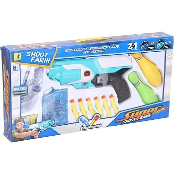 Shooting Gun with Bullets for Children - Multi Color