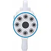 Egypt Hub | Gatling Bubble Toy Gun with Tripod Stand | White & Blue | 8-Hole Automatic Bubble Blower | Kids Outdoor Toy