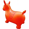 AppleRound Horse Bouncer with Hand Pump, Inflatable Space Hopper, Ride-on Bouncy Animal