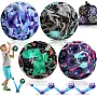 Astro Jump Ball, Pack of 4 Moon Ball, High Jumping Ball for Children, Rubber Ball, Jumpball, Moon Ball, Spaceballs, Moon Ball, Bouncing Ball, Space Ball, MCTTQ-4P