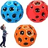 Mkitnvy Pack of 3 Jump Balls, 7 cm Jumps Rubber Ball, Moon Space Ball, Mini Bouncing Ball Toy, Planet Bouncing Balls, A Popping Sound, Bounce Ball, Bouncing Ball for Children, Party Gift