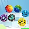 Pack of 6 Space Moon Balls, Mini Jump Ball, Super High Bouncing Lightweight Jumping Ball, Bouncy Balls