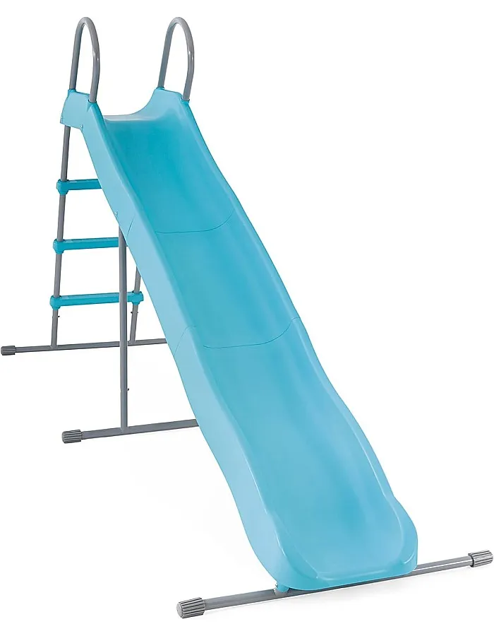 Intex 2.44M Freestanding Slide | Durable Outdoor Play Slide for Kids | Sturdy & Safe Backyard Fun | Easy Assembly (2.51m x 84cm x 1.47m)