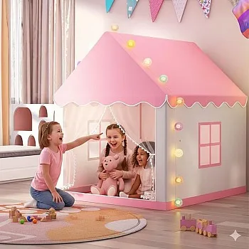 Pink Princess Castle for Kids - Large 