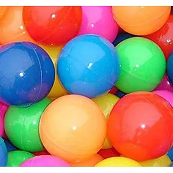 Soft Plastic Ocean Fun Ball Swim Pit Tent Toys for Kids, 8cm - 100 Pieces
