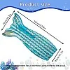 CIYIN Mermaid Air Mattresses Pool Adults and Children, Inflatable Pool Air Mattress, PVC Pool Inflatable Air Mattress, Inflatable Pool Chair for Hawaiian Party, Summer, Water Feature