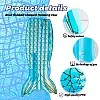 CIYIN Mermaid Air Mattresses Pool Adults and Children, Inflatable Pool Air Mattress, PVC Pool Inflatable Air Mattress, Inflatable Pool Chair for Hawaiian Party, Summer, Water Feature