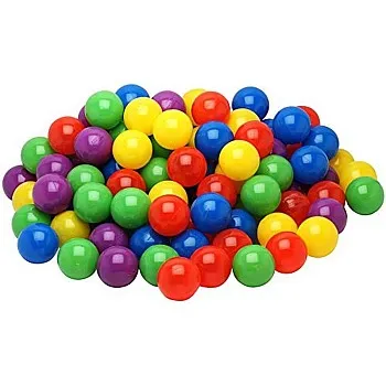 Jumbo-Bällebadbälle in 5 Farben, bruchfest, luftgefüllt, phthalatfrei, BPA-frei, ungiftig, nicht recycelter Kunststoff, 200 Stück